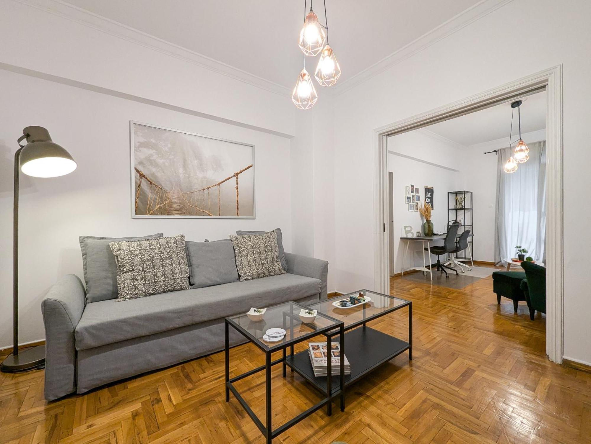 Spacious Apt For 5 Guests Next To Acropolis&Metro 아테네 외부 사진