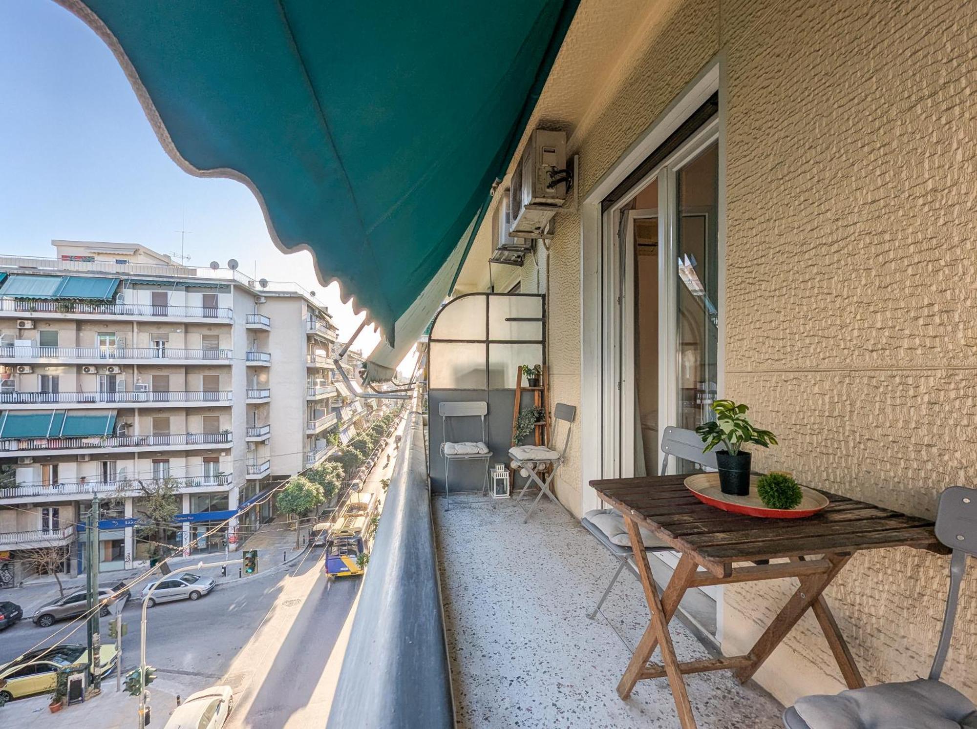 Spacious Apt For 5 Guests Next To Acropolis&Metro 아테네 외부 사진