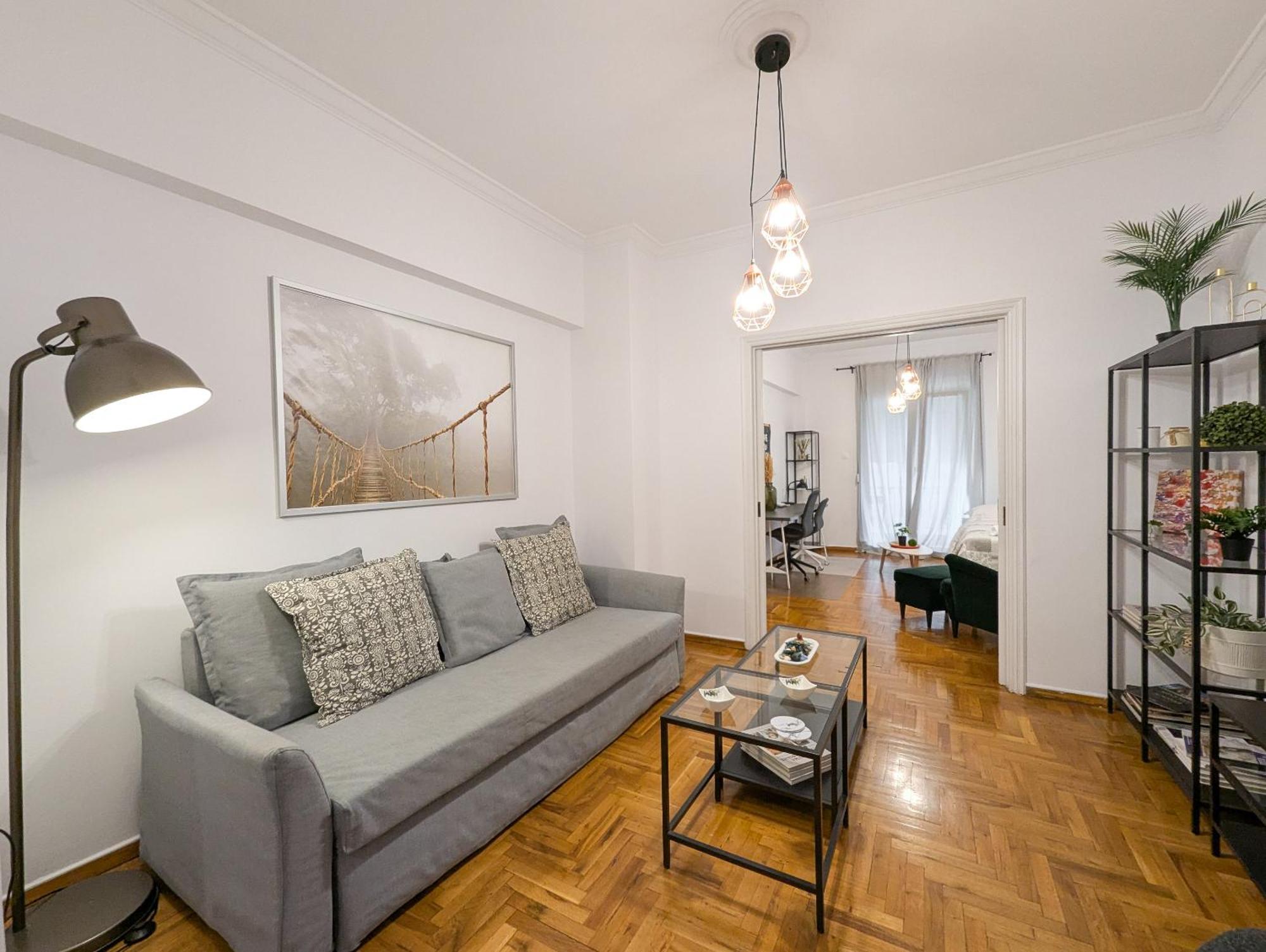Spacious Apt For 5 Guests Next To Acropolis&Metro 아테네 외부 사진