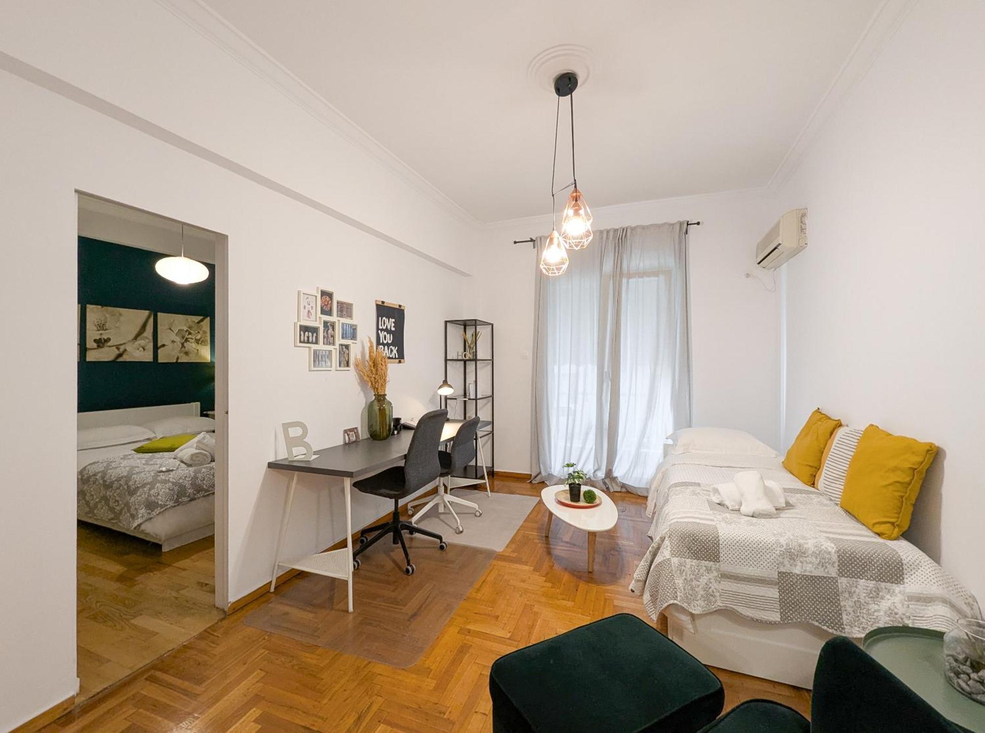 Spacious Apt For 5 Guests Next To Acropolis&Metro 아테네 외부 사진